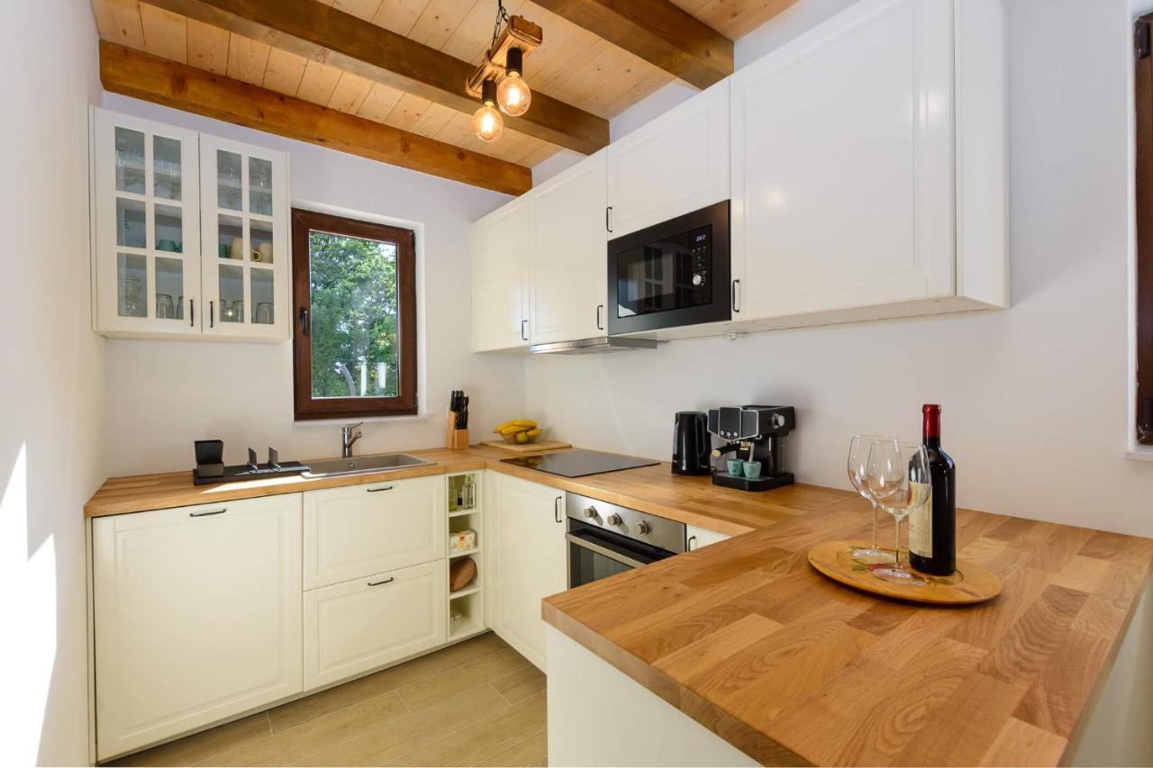 Villa David - Luxurious Secluded Villa With A Heated Pool Butkovici  Exterior photo
