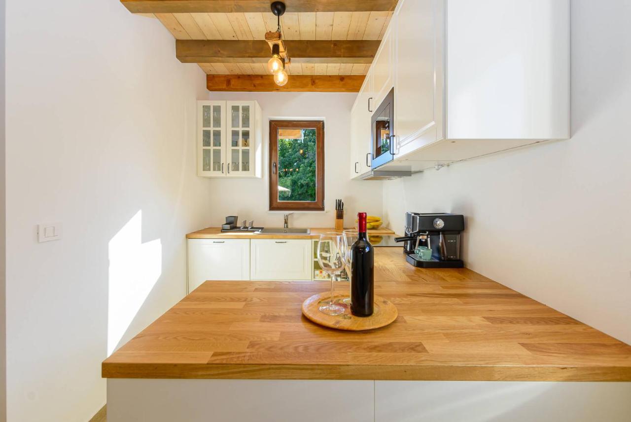 Villa David - Luxurious Secluded Villa With A Heated Pool Butkovici  Exterior photo
